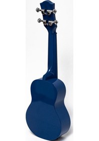 Resim Valler Uk110 Krom Burgu Mavi Soprano Ukulele 