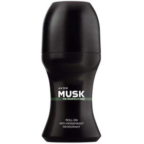 Resim Avon Musk Metropolitano Erkek Rollon 50 ml 