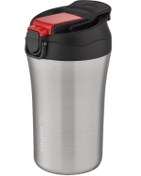 Resim Vagonlife Çift Kapak Sistemli Pipetli/Pipetsiz 400ml Çelik Mug 