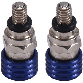 Resim Synodicmonth Honda Kawasaki Yamaha Suzuki Yz85 Yz125 Yz250 Yz450f 250rx Mavi İçin Motocross M5x0.8cm Çatal Hava Tahliye Vanası 