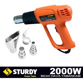 Resim Sturdy 2000W Otomotık Korumalı Professıonel Sıcak Hava Tabacası Aksesuar Hedıyelı 