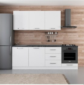 Resim Minar 240 Cm Mutfak Dolabı Beyaz 240-B7 Beyaz 