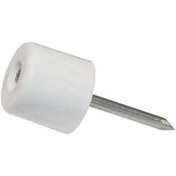 Resim Çivili Plastik Raf Pimi 100 Adet Raf Altı 