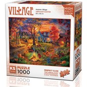 Resim Nessiworld KS Games Autumn Village Puzzle 1000 Parça 20671 