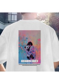 Resim Dreamers Serisi No:10 T-shirt - Beyaz 