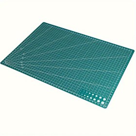 Resim 1 adet A3 Hassas Kesim Matı - Kaymaz, Ultra Dayanıklı PP Malzeme ile Net Ölçü Izgarası & Çoklu Kesim Kılavuzları, Teal Renk, Dikiş, El Sanatları & Model Yapımı için Mükemmel, Sanatçılar & Ev Stüdyoları için 