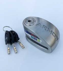 Resim Armor 14 Mm Alarmlı Motosiklet Disk Kilidi 614Mva 