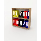 Resim 3G Tasarım Çok Amaçlı Ofis Dolabı, Dosya Dolabı, Kitaplık 3G-005-AD-A.ÇAM/90x35x100h 