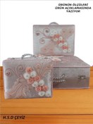 Resim Hasret Çeyiz Sandık Gelin Damat Bavul Çanta Hurç Çeyiz Sandığı 3lü 0580 