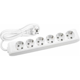 Resim Viko Multi Let 6'lı Altılı Priz Topraklı Çocuk Korumalı Kablolu 5 Beş Metre 8 Adet 