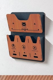 Resim Reklamwar Ahşap Fatura Posta Kutusu Kiraz Siyah 