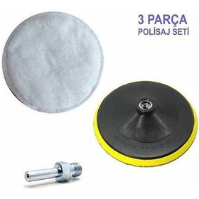 Resim Pastapoliş Cila Süngeri Matkap & Taşlama 115 Mm Pelüş & Cırttaban 