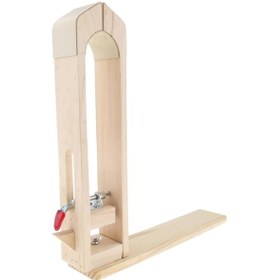 Resim Homyl Ahşap Leathercraft El Dikiş Bağlama Midilli At Kelepçe Tarif Edildiği Gibi 