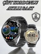 Resim teknodayım Çift Kordonlu Yüksek Çözünürlüklü Akıllı Saat Uyku İzleyici & Spor Modları 
