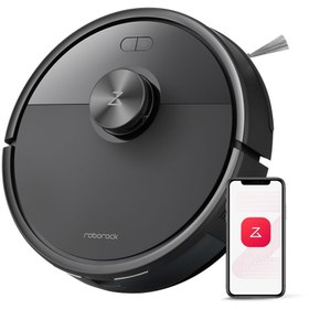 Resim Roborock Q8 Akıllı Robot Süpürge Siyah 10.000 Pa HyperForce Emiş Gücü 