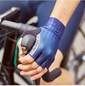Resim Shimano Advanced Race Mavi Kısa Eldiven Beden L 