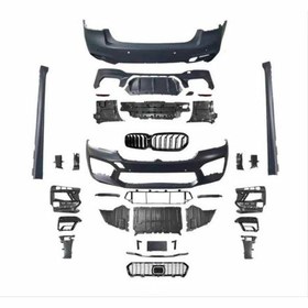 Resim Bmw 5 Serisi G30 2021+ Lci M5 Body Kit + Panjur 