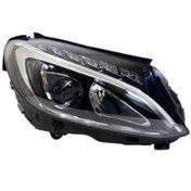 Resim Mercedes-Benz W205 S205 2014-2018 Sağ Far Komple Statik LED 