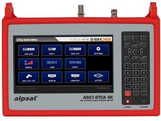 Resim Alpsat AS07STCA-4K DVB S-S2/T-T2/C/J.83B /Isdb-t Combo Sinyal Analizörü | Alpsat Alpsat