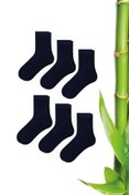 Resim MEM SOCKS 6'lı Unisex Bambu Çocuk Soket Çorap 