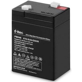 Resim Ttec 6 Volt 4A Akü -6v 4 Ah Kuru Bakımsız Kuru Akü 2022 Üretim 