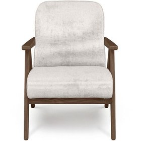 Resim Normod Levy Koyu Meşe Berjer - Fitilli Kadife 