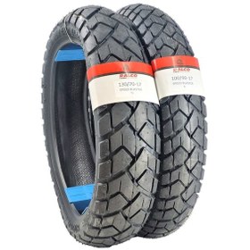 Resim 130/70-17 Ve 100/90-17 Takım Tl Tubeless - Dubleks Motosiklet Lastiği 