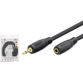 Resim Hadron HDX1020(4598) Aux Kablo M/f 5mt Sarı Uç 