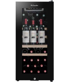 Resim 38 Şişe Kapasiteli Service Solo Siyah Şarap Dolabı LS38BLACK 