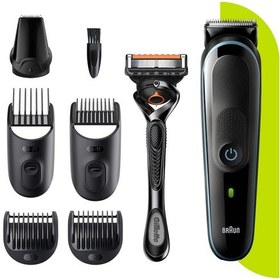 Resim Braun Mgk 3345 Erkek Bakım Kiti 7'si 1 Arada Şekillendirici + Gillette Hediye 