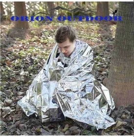 Resim Darsenale Acil Durum Termal Battaniye Metalize Isı Yalıtımlı 160x210cm Uzay Battaniye Çok Renkli 