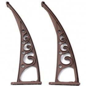 Resim Genel Markalar Pratik Sundurma Kapı Pencere Üstü 100x150 cm Kahve 6 mm Bronz Levha 