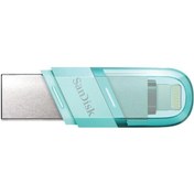 Resim Sandisk Sdıx90n-128g-gn6nj 128gb İxpand Type A + Lightning Mint Color Flash Bellek 
