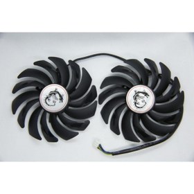 Resim ARDSU Gtx 1050 Tı Gamıng X 4g Fan Pld10010s12hh 3 Vida 4 Pin 95mm Ekran Kartı Fanı 