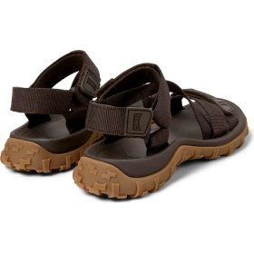 Resim Camper %100 Geri Dönüştürülmüş Polyester Koyu Kahve Erkek Sandalet Drift Trail Sandal 