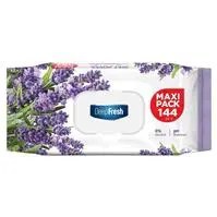 Resim Deep Fresh Lavanta Kokulu Islak Mendil Maxi Paket Kapaklı 144 Yaprak 