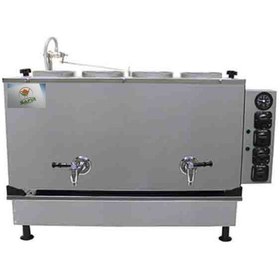 Resim 4 Gözlü İnoks Ofistipi Çay Kazanı Sadece Elektrikli Çay Makinesi 