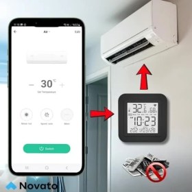 Resim Uyumlu Ekranlı ve Sensörlü Wifi Ir Kumanda 