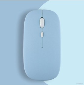 Resim Sneezy Apple Macbook Şarj Edilebilir Sessiz Mouse Bluetooth + 2.4Hz Wifi Kablosuz Mouse Fare 