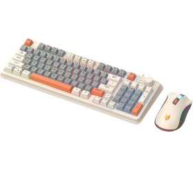 Resim Sones Xunsvfox K820 Kablolu Oyun Mekanik Hissi 94 Tuşlu Klavye Ve Fare Seti 