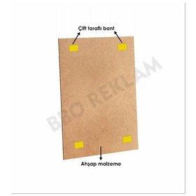 Resim Yapa Yapa Öğreniyoruz Ayna Retro Ahşap Poster 