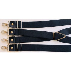 Resim Kancalı Siyah Pantolon Askısı 4 Kancalı 