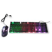Resim Işıklı Klavye ve Mouse Seti ebr0020 