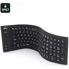 Resim Ja-11 108-klavye Katılabilir Silikon Bluetooth Klavye 