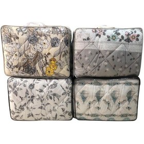 Resim Royam Çift Kişilik Lüx Kalın Desenli Renkli Silikon Yorgan 195 x 215 Renkli Çok Renkli 