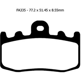 Resim Ebc Fa335Hh 2004-2012 BMW R 1200 GS Uyumlu Ön Fren Balatası Sinterli Balata 
