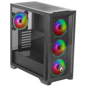 Resim Grıffın G9 ARGB 2xUsb3.0 1xUsb3.1 1XType-C Kumandalı Oyun Bilgisayar Kasası (PSU Yok) Green