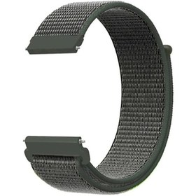 Resim Zeblaze Uyumlu Stratos Kordon Cırtcırtlı Kumaş Krd03 22mm 
