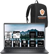 Resim Dell Vostro 3520 i5 1135G7 64GB RAM 1TB SSD 15.6'' FHD W11PRO N2063PVNB3520U & PER4 ÇANTA 