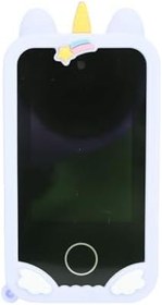 Resim KIMISS Çocuklar Akıllı Telefon, 2,8 İnç Dokunmatik Ekranlı Çift Kameralı Oyunlar Müzik Çalar 32GB Hafıza Kartı Ile Erkek Ve Yaşları 3-10 Için Yürümeye Başlayan Öğrenme Oyuncakları (BLUE) 